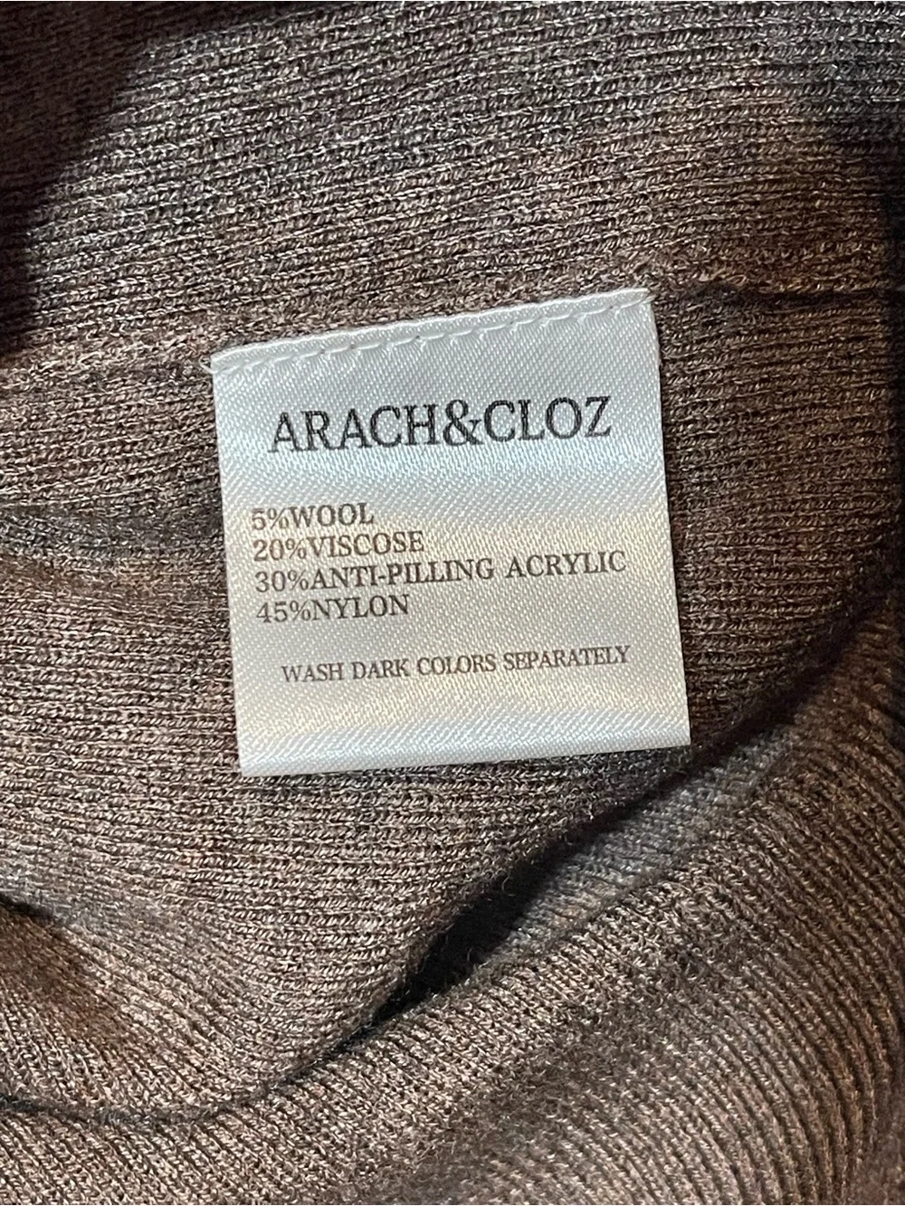 Classic Short-Sleeve Knit Top in Chocolate Brown - Picture 3 of 6